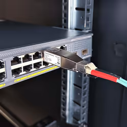StarTech.com Gigabit Fiber to RJ45 Ethernet Media Converter Dongle, Optical Singlemode 10km/Multimode 800m, PoE Powered, Compact Design, Metal Housing, Micro Mini, TAA - Additional view 7