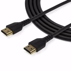 StarTech.com 4.9ft (1.5m) Premium Certified HDMI 2.0 Cable with Ethernet - Durable High Speed UHD 4K 60Hz HDR - Rugged M/M HDMI Cord with Aramid Fiber - TPE - Ultra HD Monitors, TVs & Displays