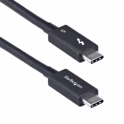 StarTech.com 3ft (1m) Thunderbolt 5 Cable, 80Gbps/Up to 120Gbps, 240W PD, 8K 60Hz, Certified Thunderbolt Cable - Compatible w ...