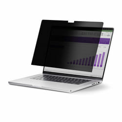 StarTech.com 13.3-inch 16:10 Flip-Up Privacy Screen with Touch, Anti-Glare Blue Light Filter, Laptop Monitor Screen Protector, +/- 30 Deg. View Angle