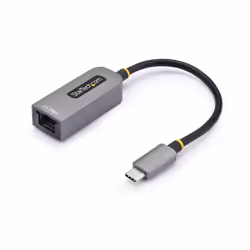 StarTech.com 2.5GbE USB-C to Ethernet Adapter, NBASE-T NIC, USB 3.0 Type-C 2.5/1G Multi Speed Network, Thunderbolt Compatible ...