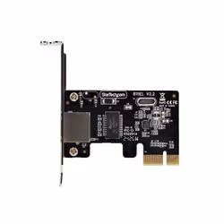 StarTech.com 1-Port Gigabit PCIe Network Adapter Card, Low-Profile NIC, 10/100/1000Mbps PCI Express LAN Card, Realtek RTL8111H, Windows and Linux, TAA Compliant - Additional view 5