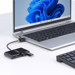 StarTech.com ST4200MINI2-USB-HUB interface hub USB 2.0 480 Mbit/s Black - Additional view 5