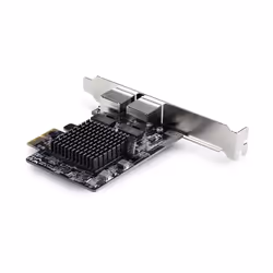 StarTech.com 2-Port 5G Gigabit PCIe Network Adapter Card, 5G/2.5G/1G/100M/10M PCI Express LAN Card, Realtek RTL8126, Windows and Linux, TAA Compliant - Additional view 2