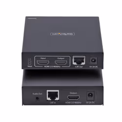 StarTech.com HDMI KVM Extender Over IP Network, 4K 60Hz, Driverless, HDMI and USB Over Ethernet/CAT6, AVoIP, Transmitter and Receiver Kit, Includes Mounting Kits - Additional view 4