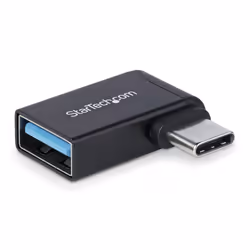 StarTech.com Right Angled USB-C to USB-A Adapter, USB 5Gbps, Compact USB-C Male to USB-A Female Adapter, Metal Housing, M/F, ...