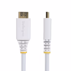 StarTech.com 10ft (3m) Premium Certified High Speed HDMI Cable, 4K 60Hz/1440p 144Hz, HDR10/HDCP 2.2/ARC, 18Gbps, UHD HDMI 2.0 Cord for TV/Monitor/Display, TPE Jacket, White - Additional view 3