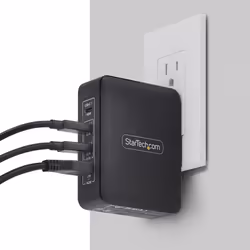 StarTech.com 140W USB-C Wall Charger, 3x USB-C/1x USB-A, PD 3.1 International GaN Power Adapter for MacBook/Dell XPS/Inspiron - Additional view 6