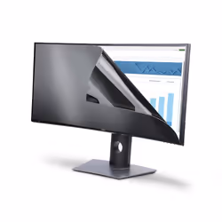 StarTech.com Privacy Screen For Dell U3824DW Curved Ultrawide 21:9 Monitor, Double-Sided Filter Matte/Glossy, Computer Monitor Screen Protector, TAA-Compliant - Additional view 3