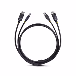 StarTech.com 6ft (1.8m) DisplayPort and USB 5Gbps KVM Cable, 4K 60Hz, Universally Compatible DP 1.2/USB 3.0 Combo Cable for KVM Switches - Additional view 4