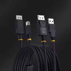 StarTech.com 6ft (1.8m) DisplayPort and USB 5Gbps KVM Cable, 4K 60Hz, Universally Compatible DP 1.2/USB 3.0 Combo Cable for KVM Switches - Additional view 5
