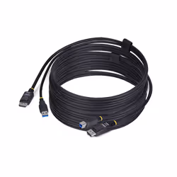 StarTech.com 10ft (3m) DisplayPort and USB 5Gbps KVM Cable, 4K 60Hz, Universally Compatible DP 1.2/USB 3.0 Combo Cable for KV ...