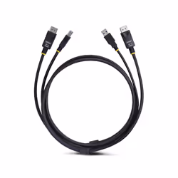 StarTech.com 10ft (3m) DisplayPort and USB 5Gbps KVM Cable, 4K 60Hz, Universally Compatible DP 1.2/USB 3.0 Combo Cable for KVM Switches - Additional view 4