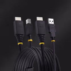 StarTech.com 10ft (3m) HDMI and USB 5Gbps KVM Cable, 4K 60Hz, HDMI 2.0 and USB Combo Cable for KVM Switches - Additional view 4
