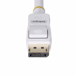 StarTech.com 6ft (1.8m) White VESA Certified DisplayPort 1.2 Cable, 4K 60Hz, 21.6Gbps, Latching DP Connectors, DP 1.2 DisplayPort Cable, DP Monitor Cord, M/M - Additional view 4