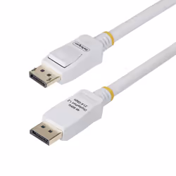 StarTech.com 6ft (1.8m) White VESA Certified DisplayPort 1.2 Cable, 4K 60Hz, 21.6Gbps, Latching DP Connectors, DP 1.2 DisplayPort Cable, DP Monitor Cord, M/M - Additional view 5