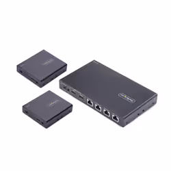 StarTech.com 4-Port HDMI Extender and Splitter Over CAT6, 4K 60Hz, Up to 230ft (70m), 1x4 HDMI over Ethernet Distribution Kit with IR and Power Over Cable - Additional view 2
