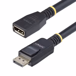 StarTech.com 10ft (3m) DisplayPort 1.4 Extension Cable, DP 1.4 Port Saver Cable, 8K 60Hz, DP Male to Female Extension Adapter ...