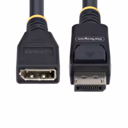 StarTech.com 10ft (3m) DisplayPort 1.4 Extension Cable, DP 1.4 Port Saver Cable, 8K 60Hz, DP Male to Female Extension Adapter Cord, DisplayPort Extension Cable, TPE Jacket, M/F - Additional view 7