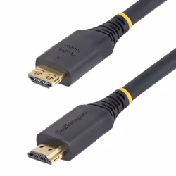 StarTech.com 20ft (6m) Active High Speed HDMI Cable with Gripping Connectors, 4K 60Hz/1440p 144Hz, HDR10/HDCP 2.2/ARC, 18Gbps, UHD HDMI 2.0 Cord for TV/Monitor/Display, TPE Jacket
