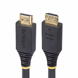 StarTech.com 15ft (4.5m) High Speed HDMI Cable with Gripping Connectors, 4K 60Hz/1440p 144Hz, HDR10/HDCP 2.2/ARC, 18Gbps, UHD ...