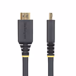 StarTech.com 15ft (4.5m) High Speed HDMI Cable with Gripping Connectors, 4K 60Hz/1440p 144Hz, HDR10/HDCP 2.2/ARC, 18Gbps, UHD HDMI 2.0 Cord for TV/Monitor/Display, TPE Jacket