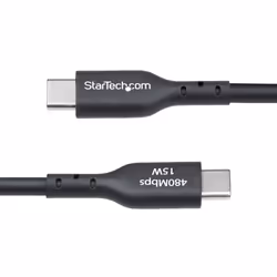 StarTech.com 3m (9.8ft) USB-A to USB-C Charging Cable, Charge & Sync, 3A, USB 2.0, TPE Jacket - Black USB Charging Cord - Additional view 5