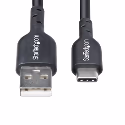 StarTech.com 3m (9.8ft) USB-A to USB-C Charging Cable, Charge & Sync, 3A, USB 2.0, TPE Jacket - Black USB Charging Cord - Additional view 6
