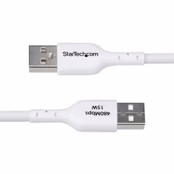 StarTech.com 3m (9.8ft) USB-A to USB-C Charging Cable, Charge & Sync, 3A, USB 2.0, TPE Jacket - White USB Charging Cord - Additional view 4