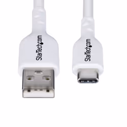 StarTech.com 3m (9.8ft) USB-A to USB-C Charging Cable, Charge & Sync, 3A, USB 2.0, TPE Jacket - White USB Charging Cord - Additional view 6