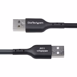 StarTech.com 4m (13ft) USB-A to USB-C Charging Cable, Charge & Sync, 3A, USB 2.0, TPE Jacket - Black USB Charging Cord - Additional view 4