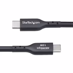 StarTech.com 4m (13ft) USB-A to USB-C Charging Cable, Charge & Sync, 3A, USB 2.0, TPE Jacket - Black USB Charging Cord - Additional view 5