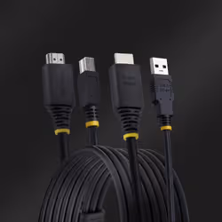 StarTech.com 6ft (1.8m) HDMI and USB 5Gbps KVM Cable, 4K 60Hz, HDMI 2.0 and USB Combo Cable for KVM Switches - Additional view 4