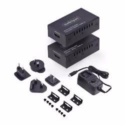 StarTech.com HDMI Extender Over CAT5e/CAT6, 4K 60Hz, Up to 200ft (60m), Transmitter and Receiver Kit, Power Over Cable, Compact Form Factor - Additional view 8