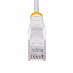 StarTech.com 2m White Slim CAT6 Ethernet Cable, Snagless, 100W PoE, UTP, LSZH, 28AWG Pure Bare Copper Wire, Slim RJ45 Network Patch Cord w/Strain Reliefs, Fluke Tested - Additional view 4