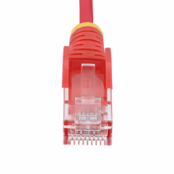 StarTech.com 2m Red Slim CAT6 Ethernet Cable, Snagless, 100W PoE, UTP, LSZH, 28AWG Pure Bare Copper Wire, Slim RJ45 Network Patch Cord w/Strain Reliefs, Fluke Tested - Additional view 4