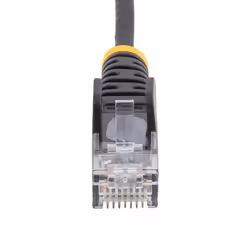 StarTech.com 5m Black Slim CAT6 Ethernet Cable, Snagless, 100W PoE, UTP, LSZH, 28AWG Pure Bare Copper Wire, Slim RJ45 Network Patch Cord w/Strain Reliefs, Fluke Tested - Additional view 4