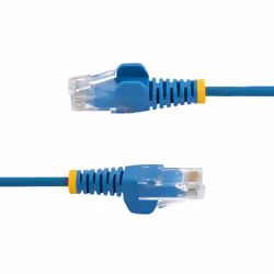 StarTech.com 5m Blue Slim CAT6 Ethernet Cable, Snagless, 100W PoE, UTP, LSZH, 28AWG Pure Bare Copper Wire, Slim RJ45 Network Patch Cord w/Strain Reliefs, Fluke Tested - Additional view 3