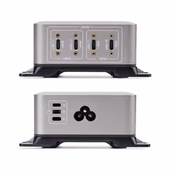StarTech.com 4-Port Multi-Device USB-C Charger, 240W Total, Single Port 140W EPR, PD 3.1, Screw Locking Ports, Boardrooms, Bracket incl. for Surface Mounting