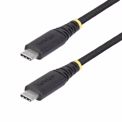 StarTech.com 1m (3.3ft) USB-C Charging Cable, 240W (5A) PD EPR, Dual-Layer Silicone/Braided Jacket, USB 2.0 Laptop Charger Ca ...