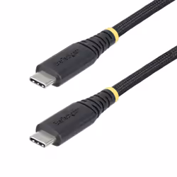 StarTech.com 3m (10ft) USB-C Charging Cable, 240W (5A) PD EPR, Dual-Layer Silicone/Braided Jacket, USB 2.0 Laptop Charger Cab ...