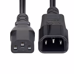 StarTech.com 4.5m (15ft) Power Extension Cord, C14 to C13 PDU Power Cord, 15A 250V, 14AWG, AC Power Cable for PDU/Power Supply, KEMA-KEUR Certified - Additional view 5