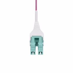 StarTech.com 50m (164ft) LC to LC (UPC) OM4 Multimode Fiber Optic Cable, Erika Violet, 50/125µm, 40G/100G, LOMMF/VCSEL, Uniboot Fiber Jumper Cord, OFNR Riser Rated - Additional view 4