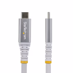 StarTech.com 3m (10ft) USB4 Cable, 20Gbps, USB-IF Certified USB-C Cable, 60W PD, 4K 120Hz DP 1.4, TPE Jacket, White USB-C Cord - Additional view 2