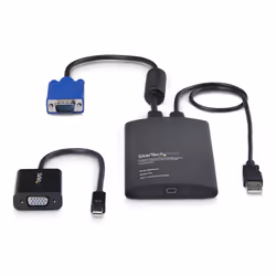 StarTech.com Portable Laptop Crash Cart Adapter, USB/VGA/Mini DisplayPort KVM Console, File Transfer and Video Capture, TAA Compliant - Additional view 4