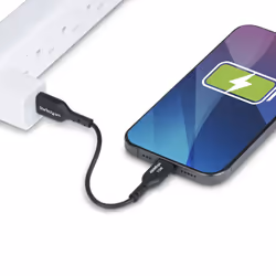 StarTech.com 6in (15cm) USB-A to USB-C Charging Cable, Charge & Sync, 3A, USB 2.0, TPE Jacket - Black USB Charging Cord - Additional view 7