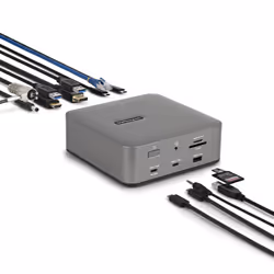 StarTech.com 215UE-TB5USB4DOCK laptop dock/port replicator Wired Thunderbolt 5 Grey - Additional view 3