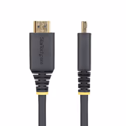 StarTech.com 2m (6ft) High Speed HDMI Cable with Gripping Connectors, 4K 60Hz/1440p 144Hz, HDR10/HDCP 2.2/ARC, 18Gbps, UHD HDMI Cord for TV/Monitor/Display, TPE Jacket - Additional view 3