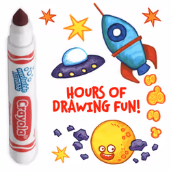 Crayola Washable Markers - Red (12ct)  Kids Broad Line Markers  Bulk Markers for Classrooms & Teachers