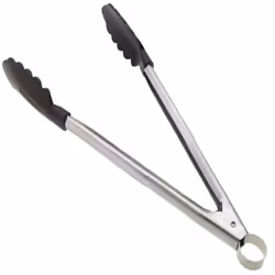 CUISIPRO Locking NonStick Nylon Tongs One size Black